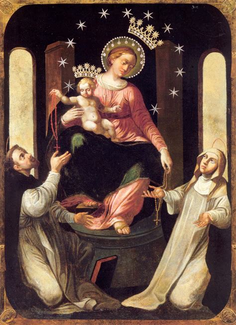Il quadro della Madonna del Rosario di Pompei