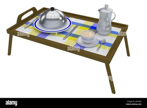 Un vassoio con un pasto ospedaliero ben presentato