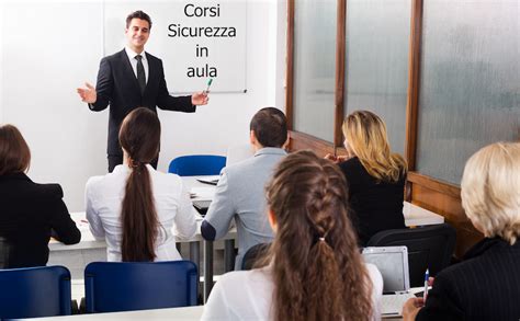 Aula di formazione con lavoratori