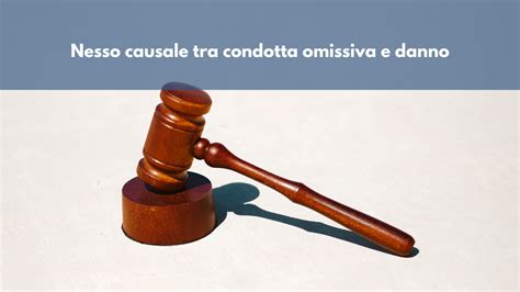 Diagramma che illustra il nesso causale nella responsabilità medica