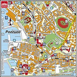 mappa di Pozzuoli con sede INPS evidenziata
