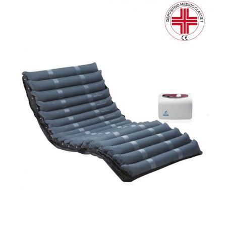 Illustrazione comparativa di materassi antidecubito statici e dinamici