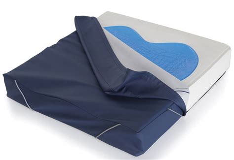 Primo piano di un cuscino antidecubito in microparticelle