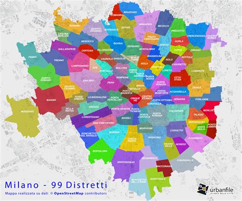 mappa quartieri milano