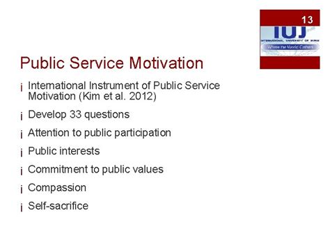 Concetto di Public Service Motivation